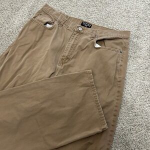 Polo Jeans Co Ralph Lauren Pants 34x31 Brown Khaki Cotton Twill Straight Leg